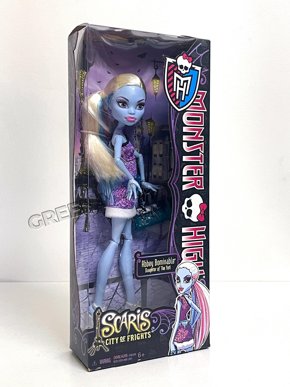 BNIB Monster High Scaris City of Frights ABBEY BOMINABLE Doll 2012 Mattel