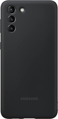 Original / Offizielle Samsung Galaxy S21+ Plus 5G Silikon Hülle / Cover - Schwarz