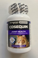 Nutramax Cosequin Joint Health For Senior Cats 60 Capsules EXP 11/2027