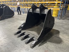 JCB JS330XD 54" Excavator Toothed Digging Bucket Attachment bidadoo -New