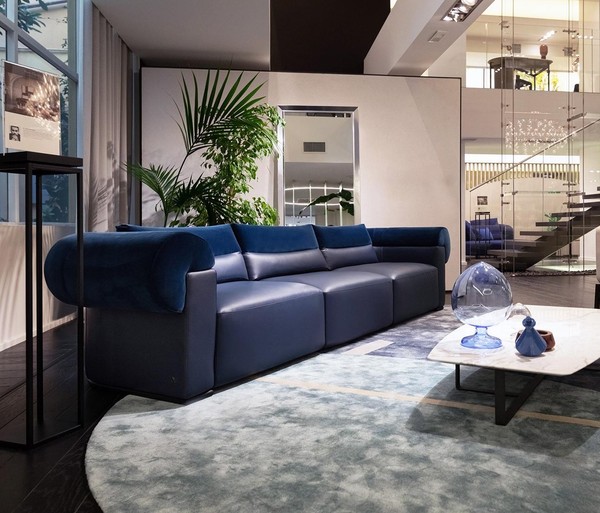 Big Sofa Couch 4 Sitzer Vier Couchen Polster Sitz Sofas Couchen Leder Viersitzer-image