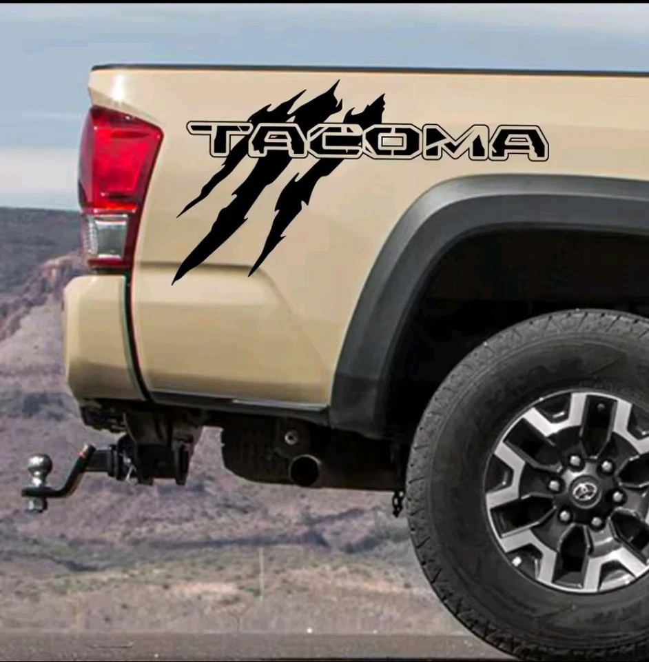 Tacoma Flag Decals Truck Fit Toyota TRD SR5 Sport Off Road Bedside Decal Vinyl - Image 2 of 4