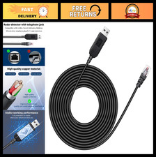 13FT USB to RJ11 Power Cable for Radar Detectors - Compatible with Uniden, Escor