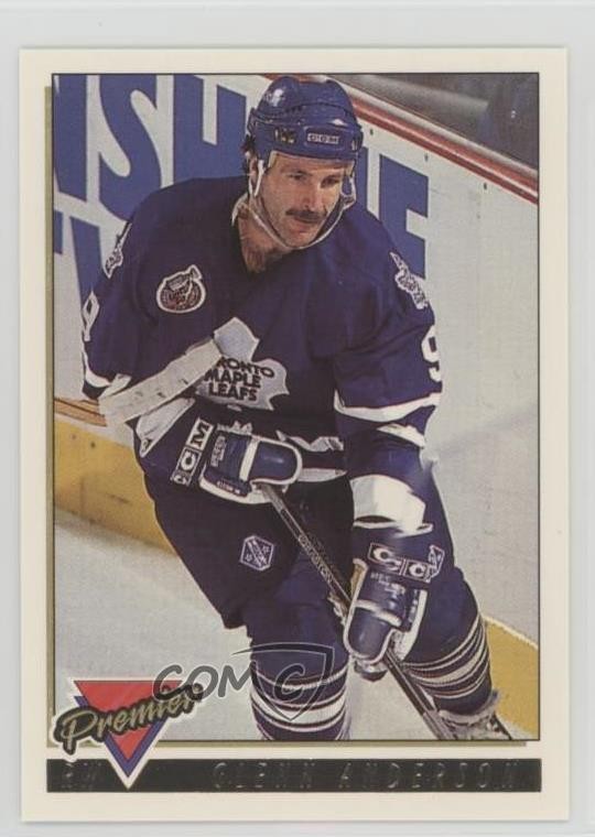 1993-94 Topps Premier Gold Premier Glenn Anderson #104 HOF 0f4