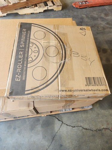 EZ Roller Spinner- Vehicle Mobility Wheel - 4&5 Lug Pattern Brand NEW IN BOX!! - Picture 2 of 2