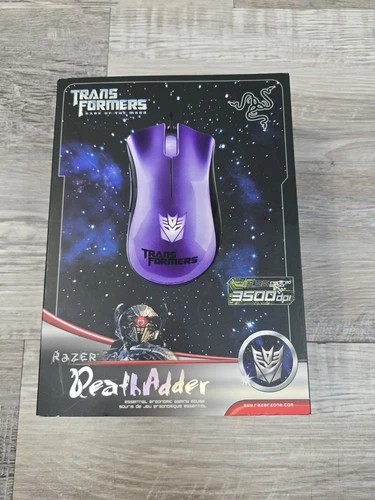 Razer DeathAdder Transformers Collectors Edition Shockwave Mouse New In Box