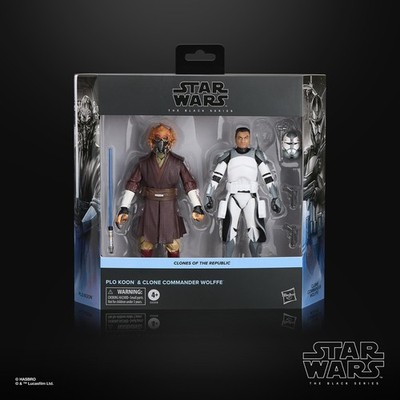 Black Series - Clones of the Republic - Plo Koon & Clone Commander Wolffe