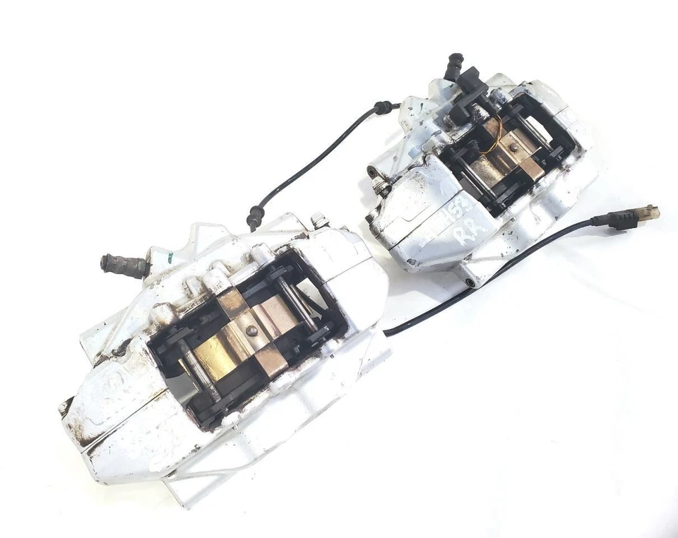 2003 2004 2005 2006 Mercedes SL55 AMG OEM Pair Rear Brembo Brake Calipers  - Image 3 of 4