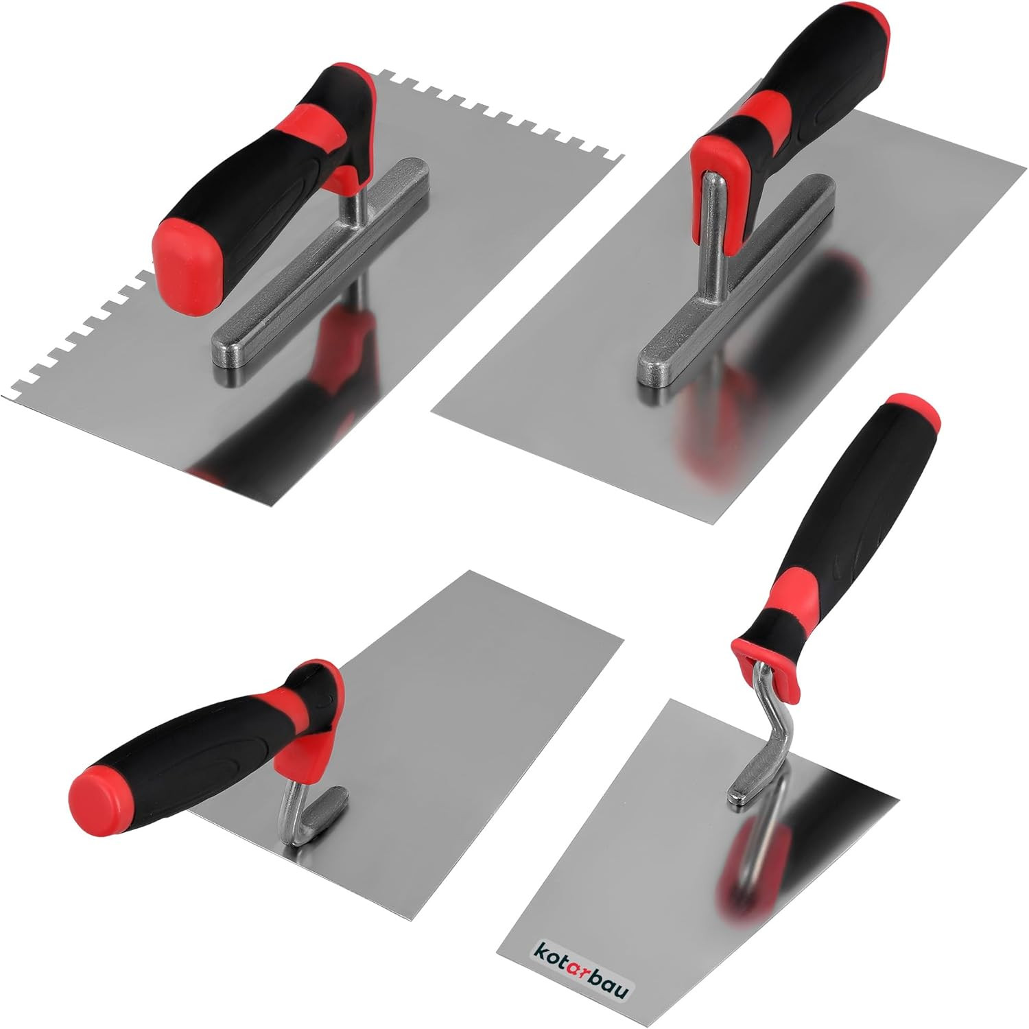 Offerta Set 4 Utensili Muratore Acciaio Inox - Qualità Professionale