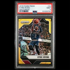 2016-17 Panini Prizm Gold Kyrie Irving /10 #32 PSA 9 MINT CAVS