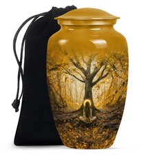 Tree of Life Urns for Ashes Adult Dad, Memorial Urn 10 Inch 