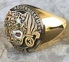 bague LÉGION ÉTRANGÈRE   3 rei   fremdenlegion, foreign légion, militaire,