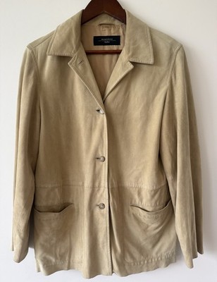 VINTAGE 90s MaxMara Weekend Leather Suede Women s Jacket - Size 6