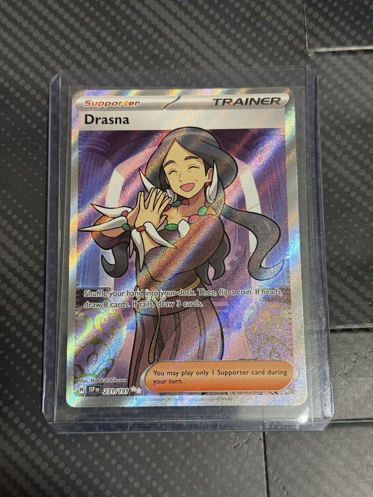 Drasna 231/191 Sv08: Surging Sparks Holo NM