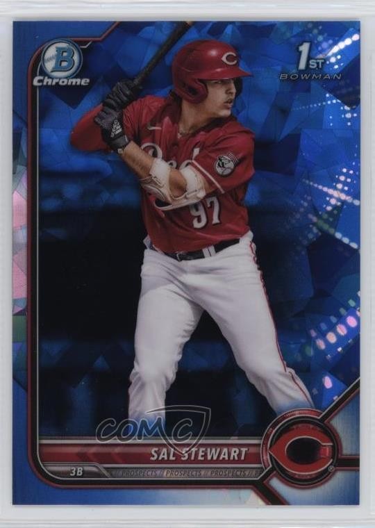 2022 Bowman Chrome Draft Sapphire Edition Sal Stewart #BDC-122 8g8