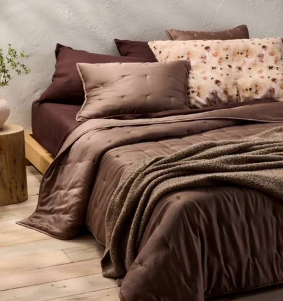 Almohada decorativa de peso pesado King Euro lumbar floral prensada - Casaluna Foto 2 de 4