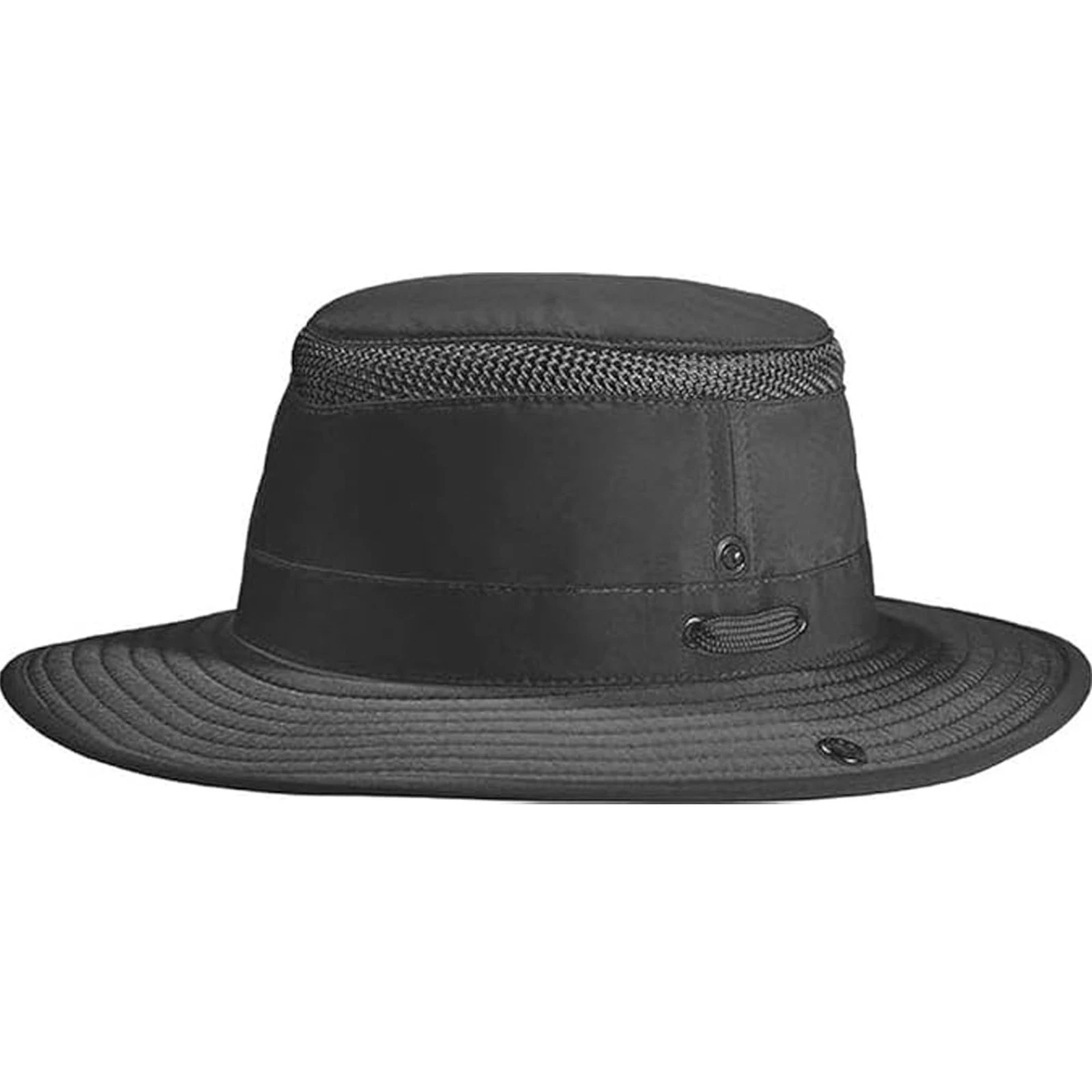LTM3 Airflo Classic Sun Hat, Black/Black, 7 3/8