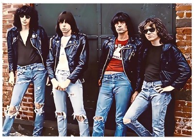 THE RAMONES * Fun Novelty * MUSIC BAND * Art Card * ATC ACEO