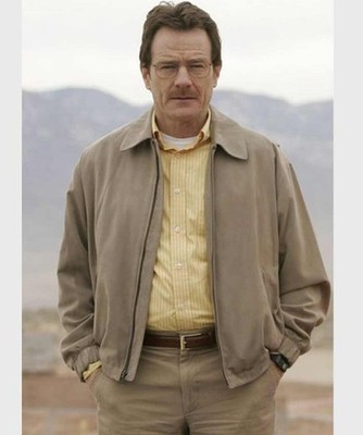 Bryan Cranston Breaking Bad Walter White Heisenberg Beige Cotton Jacket For Men