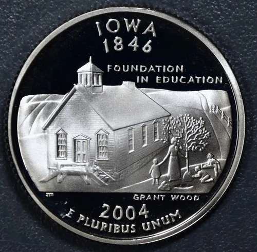 2004-S 50 State Quarters Iowa Proof — photo from another recent sale