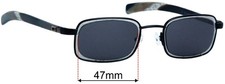 SFx Replacement Sunglass Lenses fits Gucci GG1615/S - 47mm Wide