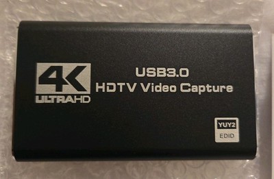 HDTV 4k Video Game Capture Card USB 3.0 HDMI Compatible New
