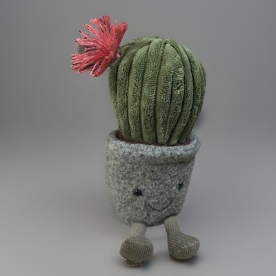 8" Jellycat Amuseables Silly Succulent Barrel Cactus Plush Stuffed Plant |  eBay
