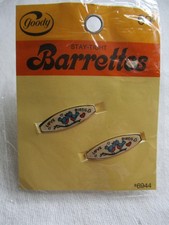 Vintage 70s New Unused Goody Stay Tight Barrettes 6944 Love Birds