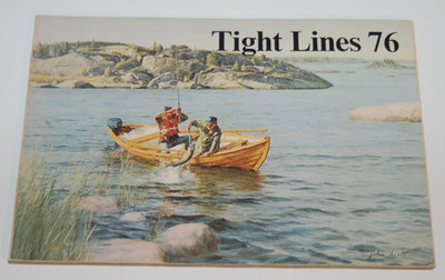 Abu Tight Lines 1976 Angelkatalog , sehr selten