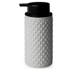 Figaro Liquid Soap Dispenser - For Bathroom Kitchen Etc Dual-Use Blue, or Grey