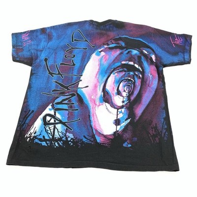 RARE Vintage Grail 1994 Pink Floyd The Wall AOP Band T-Shirt XL