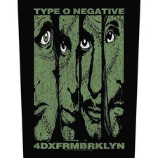 Men's Type O Negative 4dxfrmbrklyn Back Patch