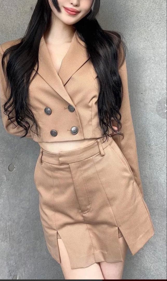 Darich Double Button Short Jacket Setup Suit - image 3