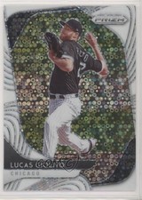 2020 Panini Prizm Quick Pitch White Donut Circle 3/5 Lucas Giolito #31 1u6