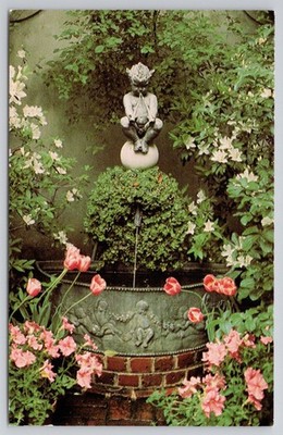 Longue Vue Pan Garden New Orleans LA 1995 Postcard Ellen Biddle Shipman