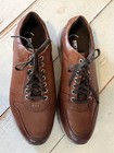 EUC Stacy Adam’s Lace Up Brown Leather Men’s Loafers Dress Shoes Size 8.5 — photo 1