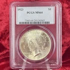 1923 Peace Silver Dollar MS64 PCGS