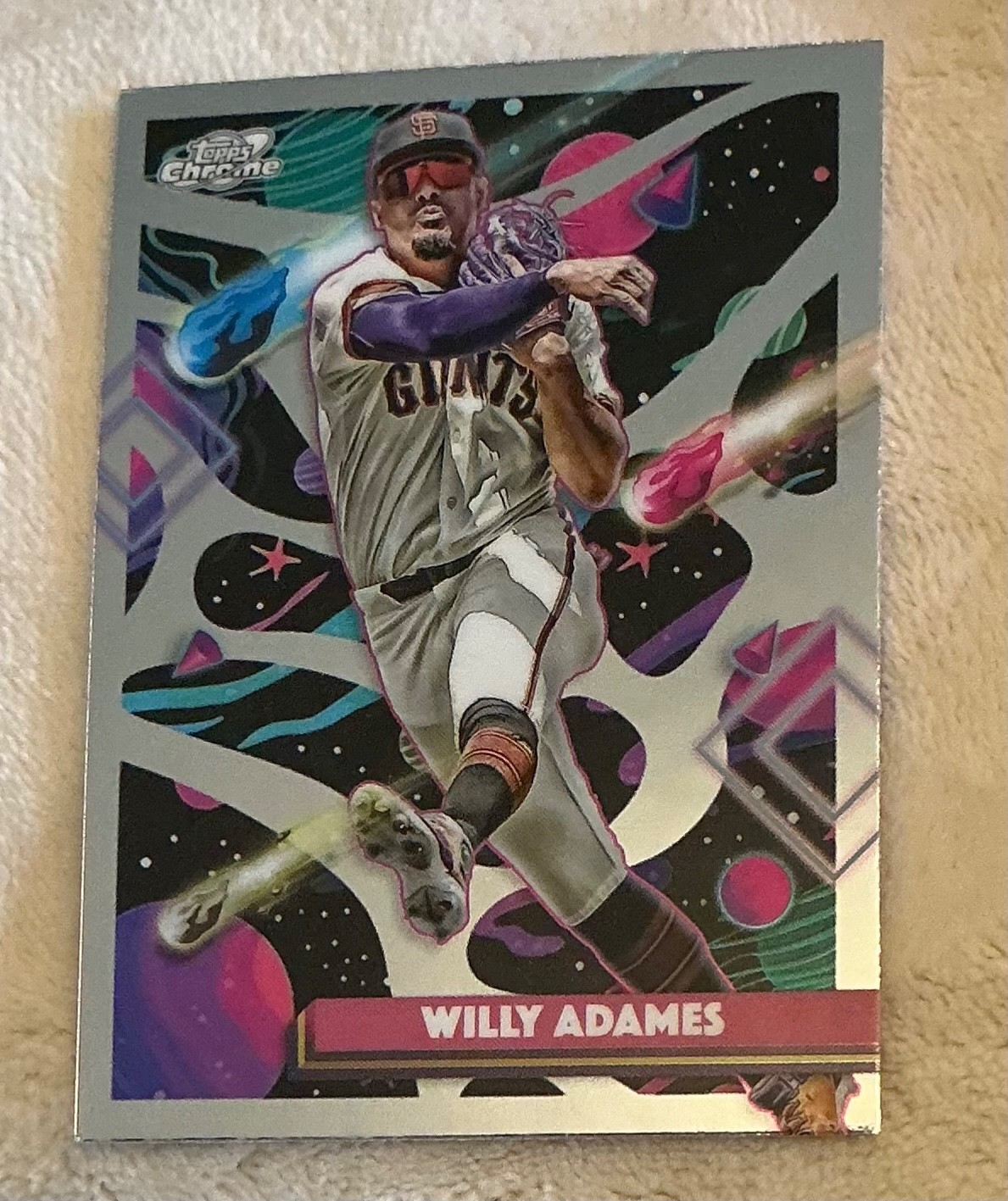 Willy Adames 2025 Topps Chrome Cosmic #196