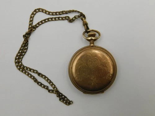 Vintage Elgin Grade 247 Model 6 15j Hand Wind Pocket Watch