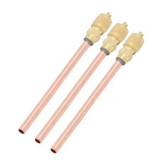 ⁺10PCS Access Service Valves High Strength Brass One Way Air Conditioner Charge