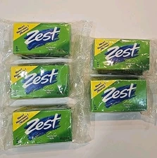 5 Bars Zest Rainforest Falls Soap 3.2 oz each New Discontinued Scent
