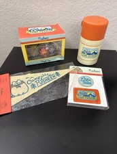  LOT PUSHEEN BOX EXCLUSIVE Camp Pusheen Pennant-Patches-Thermos-Figure-See Des