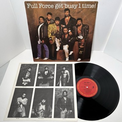 Full Force Get Busy 1 Time LP Vinyl 1986 Columbia Electro Funk New Jack Swing