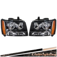 For Chevy Avalanchesuburbantahoe 2007 08-2011-2014 Headlights Rhlh Halogen For Chevy Avalanchesuburbantahoe 2007 08-2011-2014 Headlights Rhlh Halogen