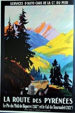 Affiche Poster Landes Béarn Pays Basque Aquitaine Pyrénées