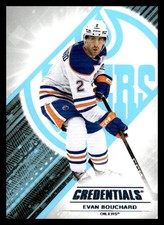 2024-25 UD Credentials Base 2 Evan Bouchard - Edmonton Oilers
