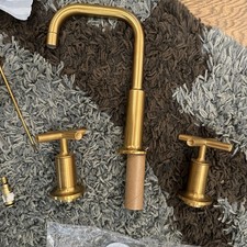 Kohler K-14406-3-2MB Purist 1.2 GPM Faucet with Drain, Brushed Moderne Brass