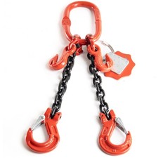 Alfa Logistik Kettengehänge 2-Strang mit Gabelkopfhaken und Verkürzungshaken
