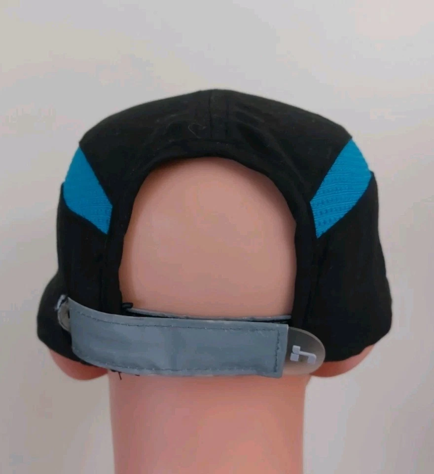 Gorra de correr ligera Hind Performance talla única ajustable gris correa reflectante Foto 4 de 4