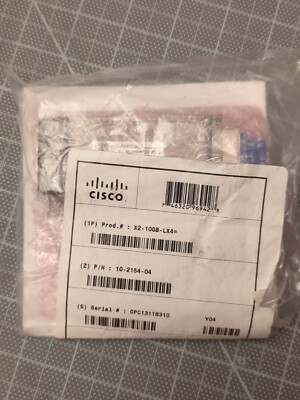 Cisco Genuine X2-10GB-LX4, 1 Year Warranty